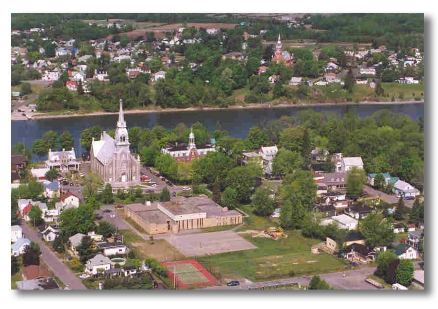 Vue aérienne du couvent